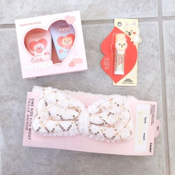 NEW Korean Beauty Products KakaoTalk Lip Tint Hand Cream Face Wash Headband - Picture 2 of 4